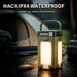 Solar-Powered Camping Lantern Rechargeable Waterproof